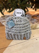 Load image into Gallery viewer, Ready to ship Messy Bun Beanie