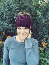 Load image into Gallery viewer, The Aurora Messy Bun Beanie