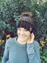 Load image into Gallery viewer, The Aurora Messy Bun Beanie