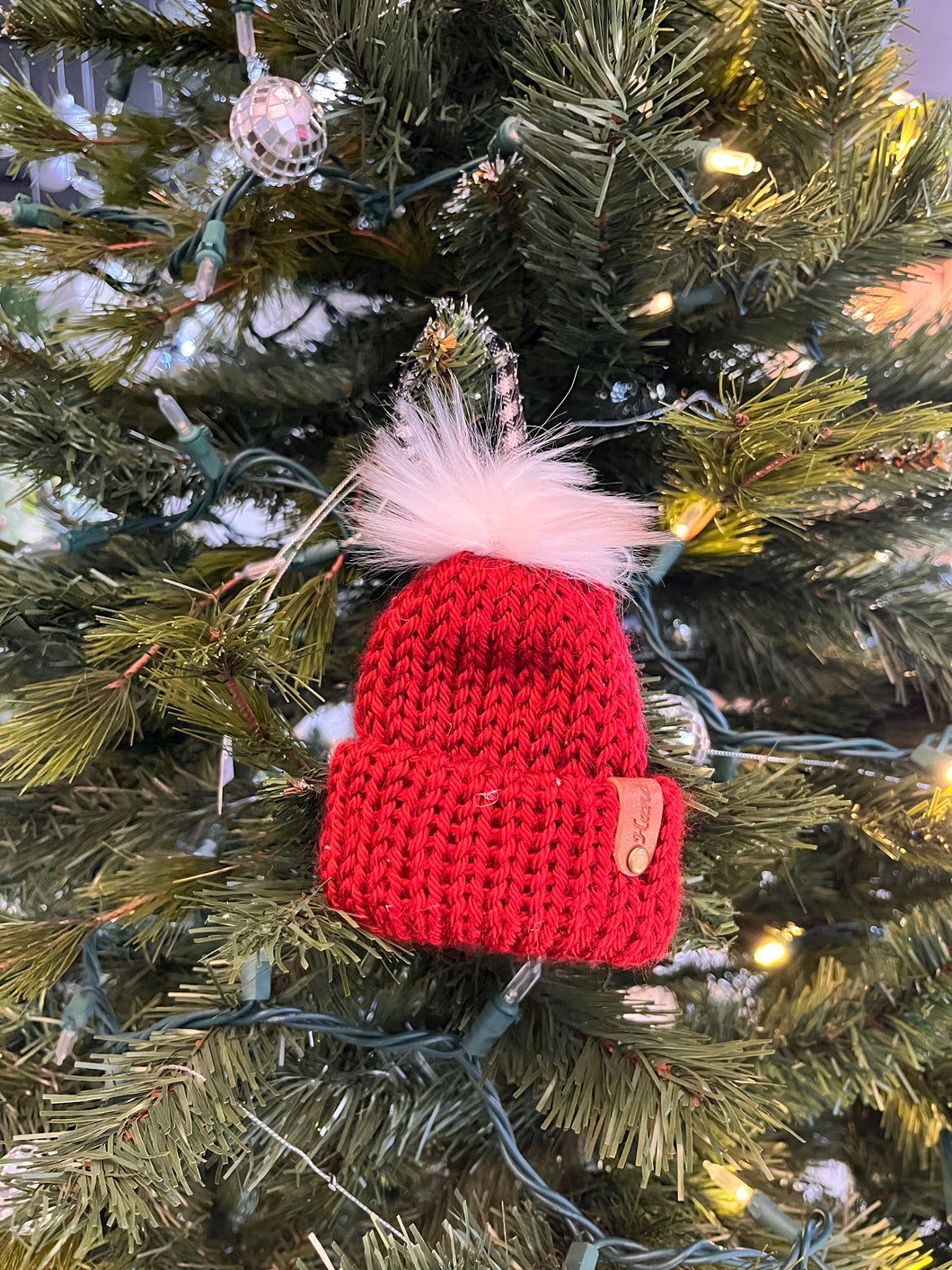 Mini Beanie Ornament