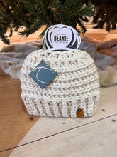 Load image into Gallery viewer, Ready to ship Messy Bun Beanie
