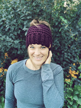Load image into Gallery viewer, The Aurora Messy Bun Beanie
